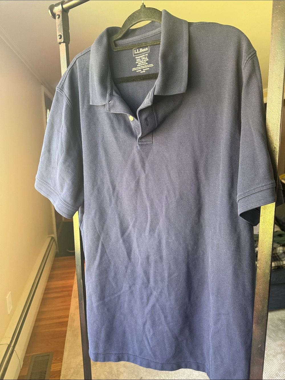 L.L. Bean Men’s Navy Blue Polo Shirt